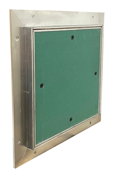 Revisionsklappe AluStar 300 x 300 mm mit 12,5mm GKBI Einlage geschraubt